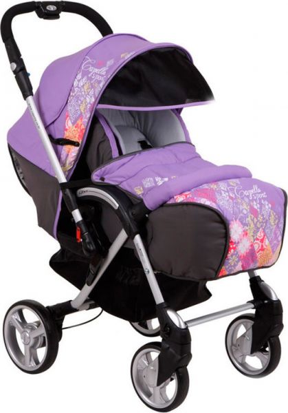 Коляска Capella S-709WF Сибирь 2014 Purple grey